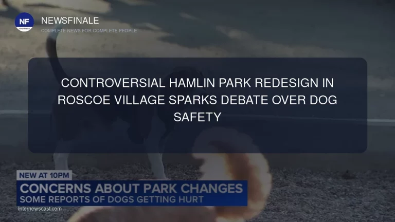 Controversial Hamlin Park Redesign in Roscoe Village Sparks Debate Over Dog Safety