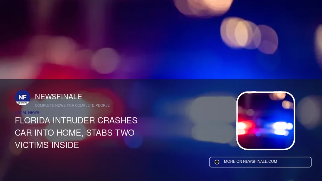 Florida Intruder Crashes Car into Home, Stabs Two Victims Inside - NewsFinale
