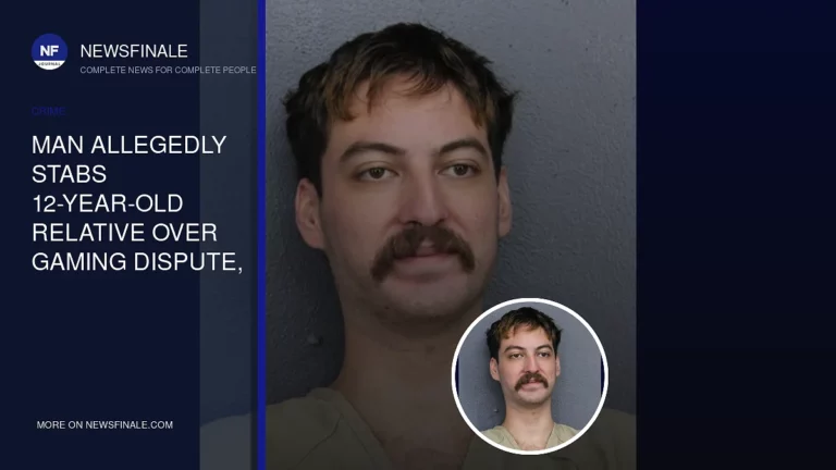 Man Allegedly Stabs 12-Year-Old Relative Over Gaming Dispute, Police Report Shocking Incident