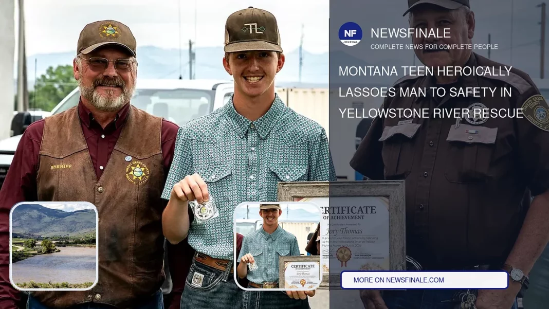Montana Teen Heroically Lassoes Man to Safety in Yellowstone River Rescue - NewsFinale