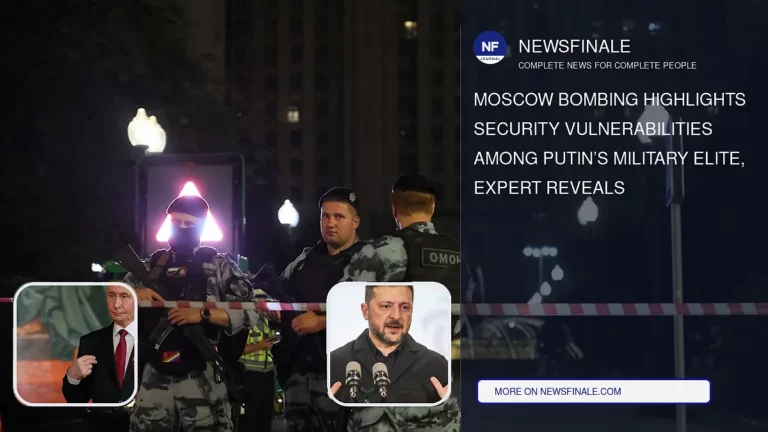 Moscow Bombing Highlights Security Vulnerabilities Among Putin’s Military Elite, Expert Reveals