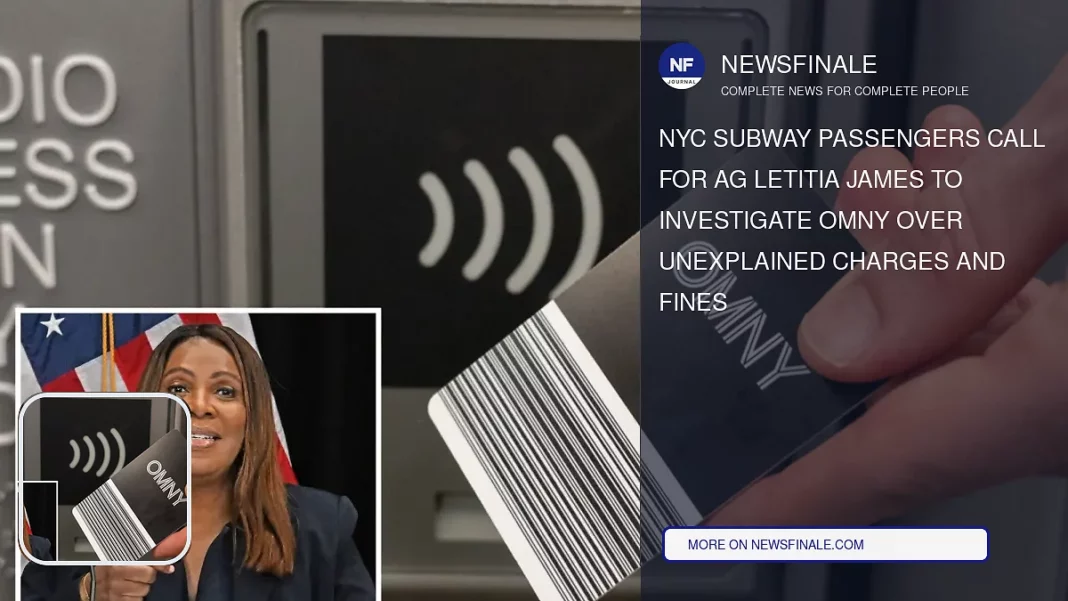 NYC Subway Passengers Call for AG Letitia James to Investigate OMNY Over Unexplained Charges and Fines - NewsFinale