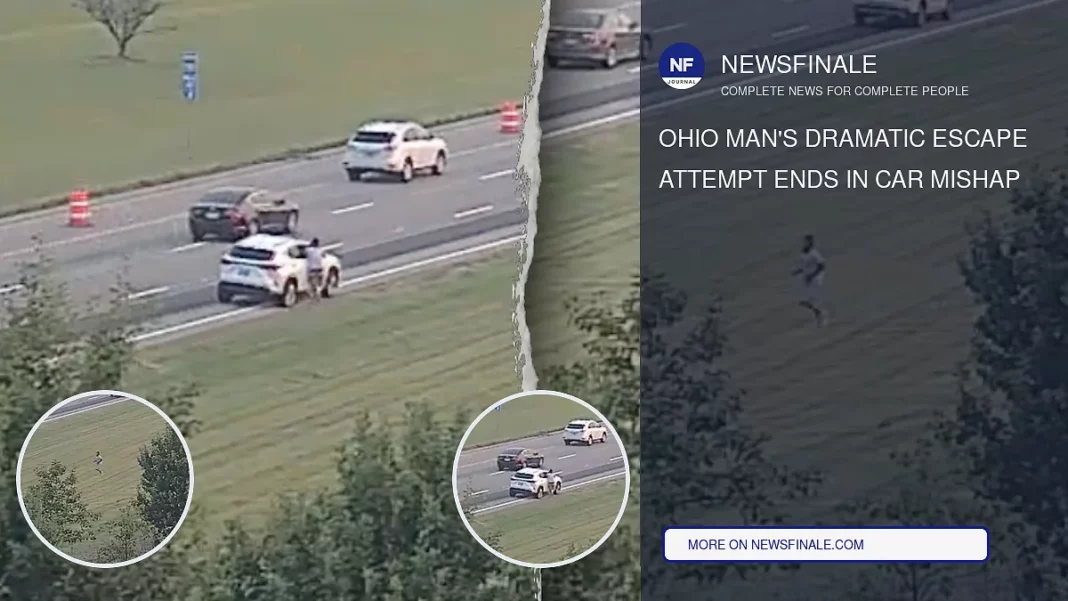 Ohio Man's Dramatic Escape Attempt Ends in Car Mishap - NewsFinale