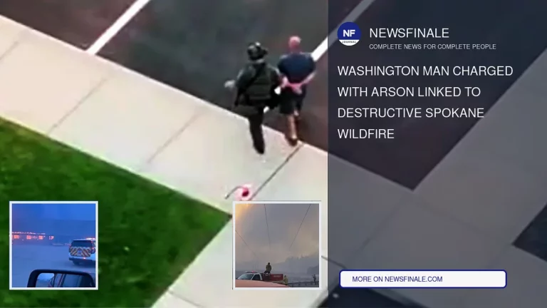 Washington Man Charged with Arson Linked to Destructive Spokane Wildfire