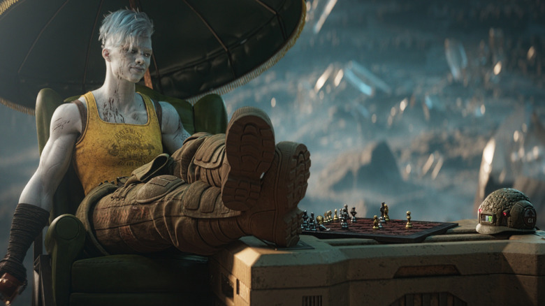 Venus playing chess with Helm in 