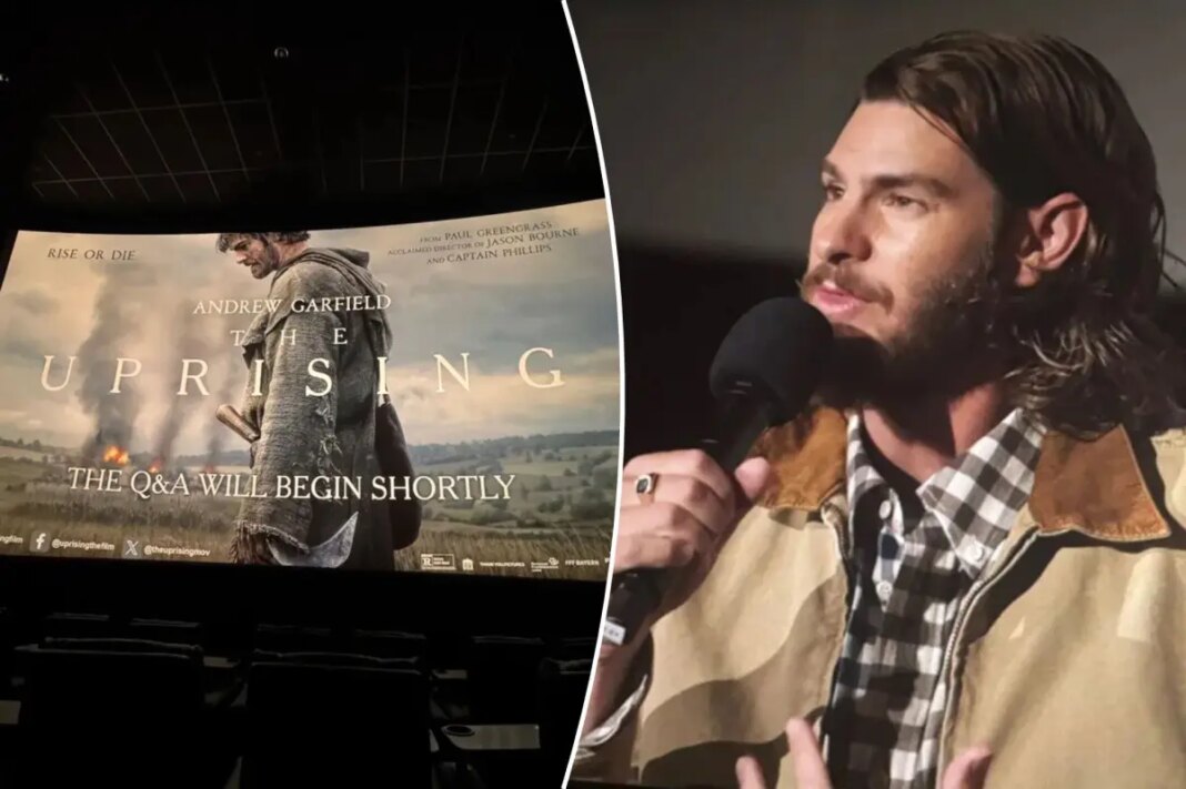 Andrew Garfield faces backlash after telling billionaires to be ‘scared’ of his new movie