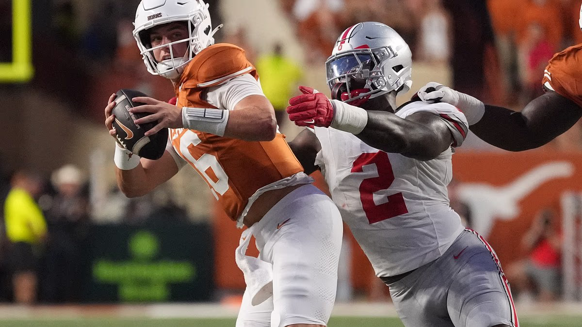 Arch Manning, Texas storm back to stun Ohio State after costly drops