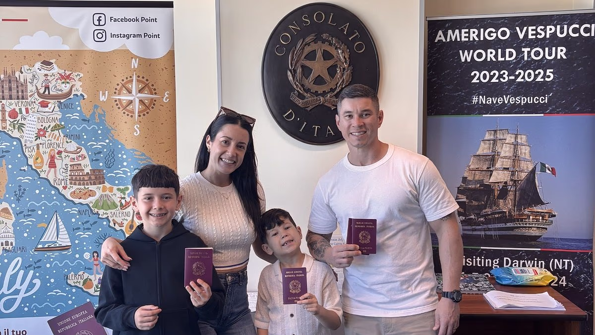 Aussie family quits the Gold Coast for mortgage-free life in Italy