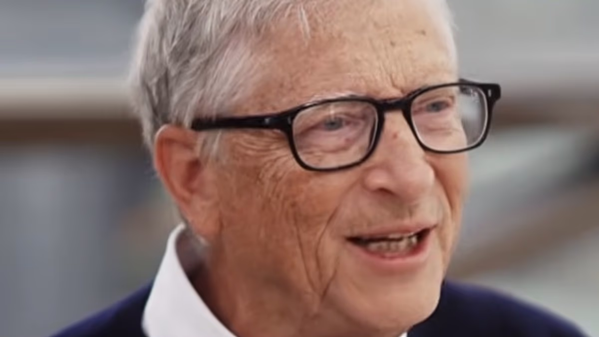 Bill Gates LAUGHS as he denies going to Jeffrey Epstein's island