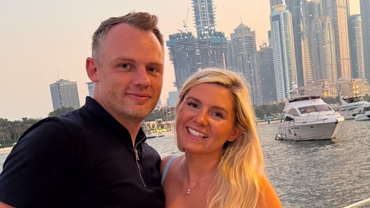 Brit racing driver's wife 'can't believe he is alive' after fireball