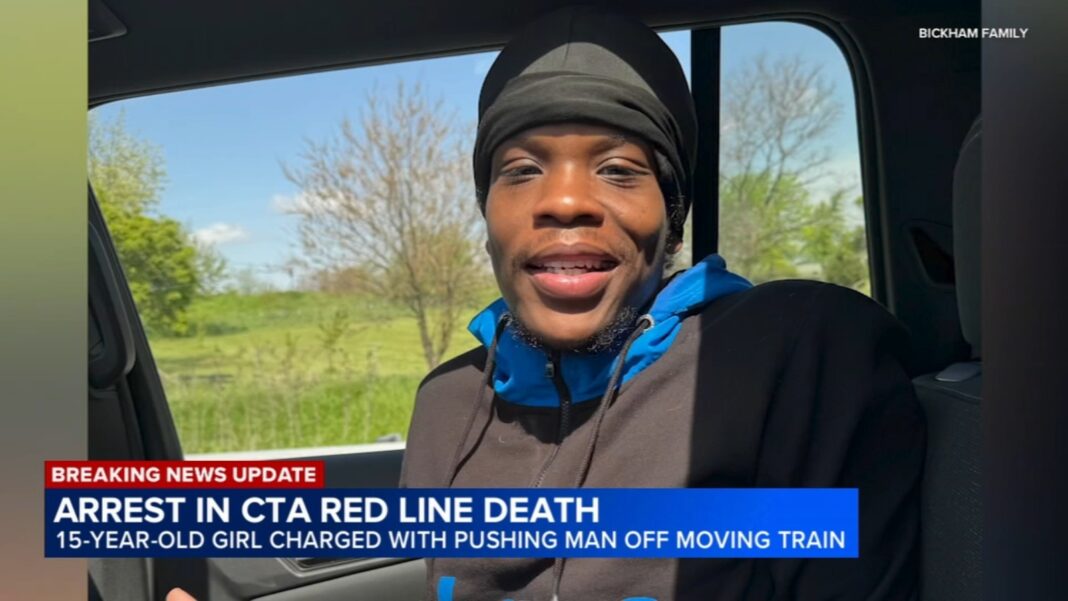 CTA Red Line death: Girl, 15, ordered held, charged after Kyle Bickham, Chicago man, pushed off train near 69th Street station