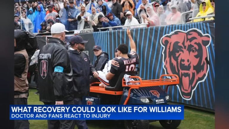 Caleb Williams Suffers Apparent Hamstring Injury in Bears Loss