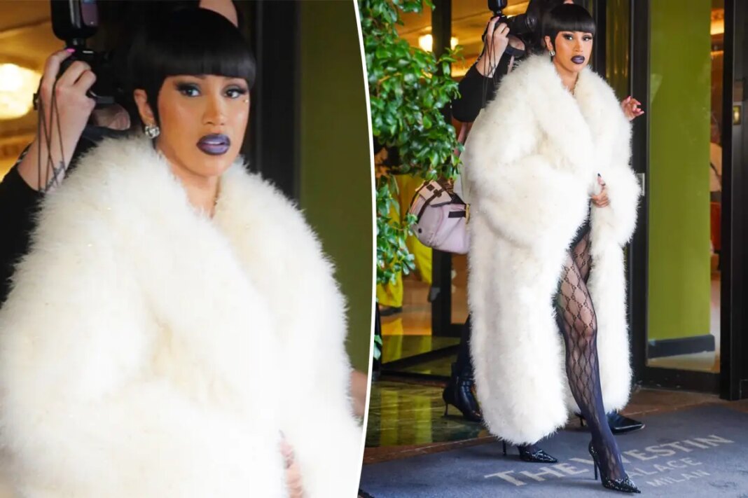 Cardi B makes a case for the high-fashion bowl cut in Gucci’s front row