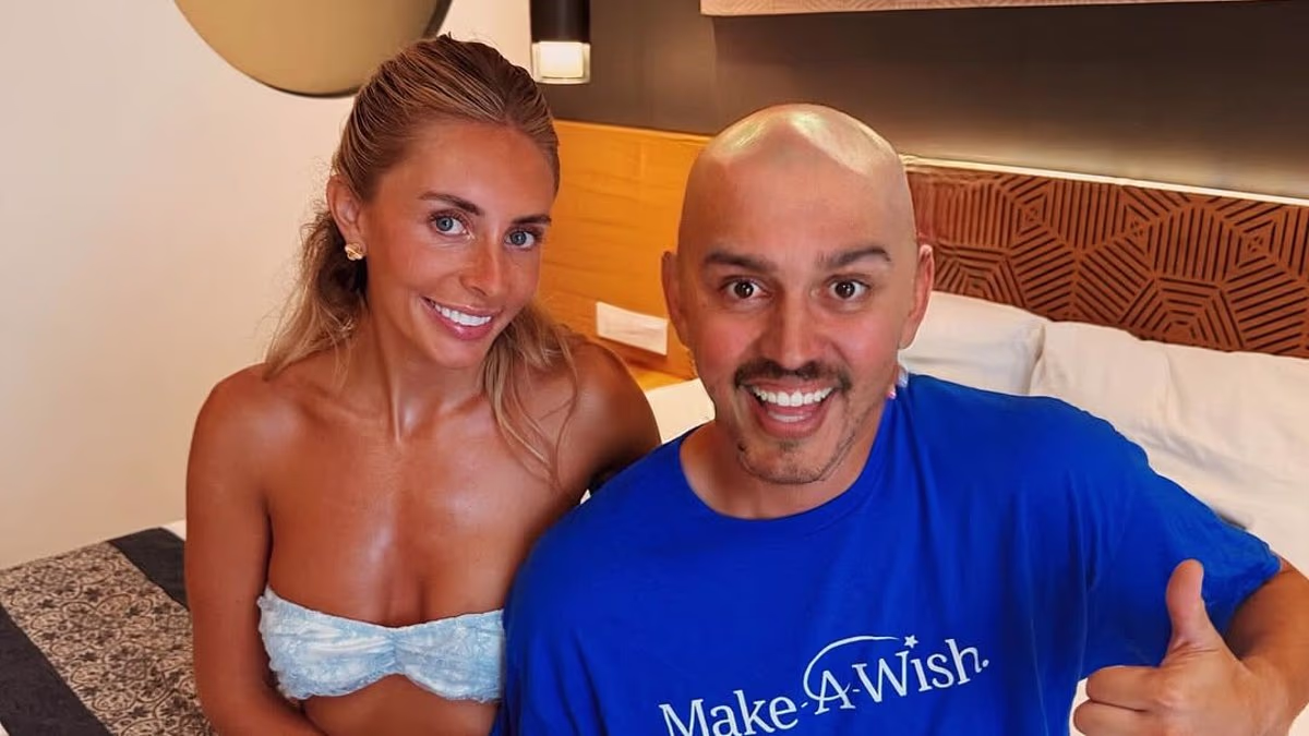 Comedian who was arrested with Bonnie Blue hints he fathered her baby