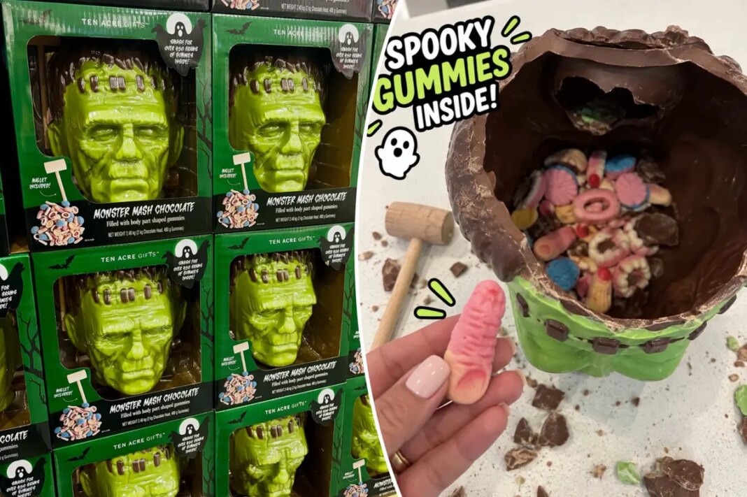 Costco Halloween Treat: 5.5-Pound Chocolate Frankenstein Skull 
