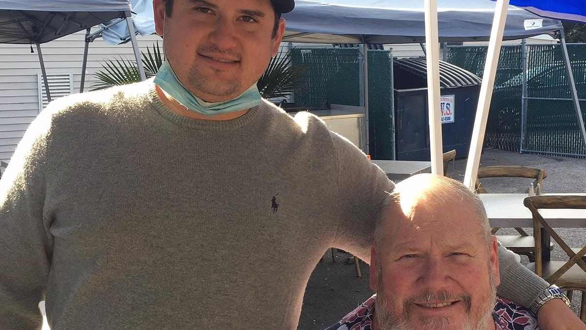 Dad's final words heard on 911 call as son stabbed him dozens of times
