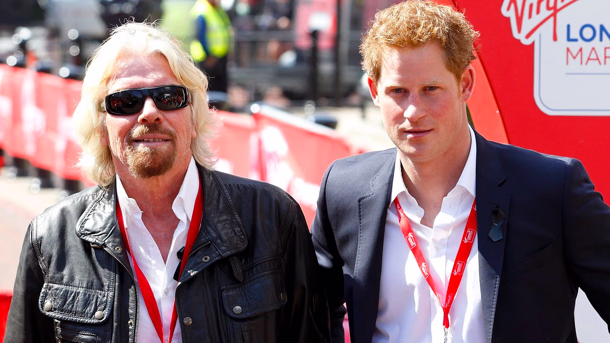 EDEN CONFIDENTIAL: Harry joins Branson at charity bash for Ukraine