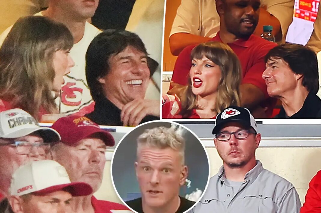ESPN's Pat McAfee shares insider details from Taylor Swift and Tom Cruise's Chiefs suite moment