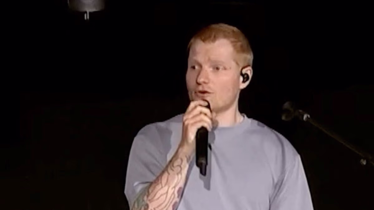 Ed Sheeran is accused of 'bowing to the mob'