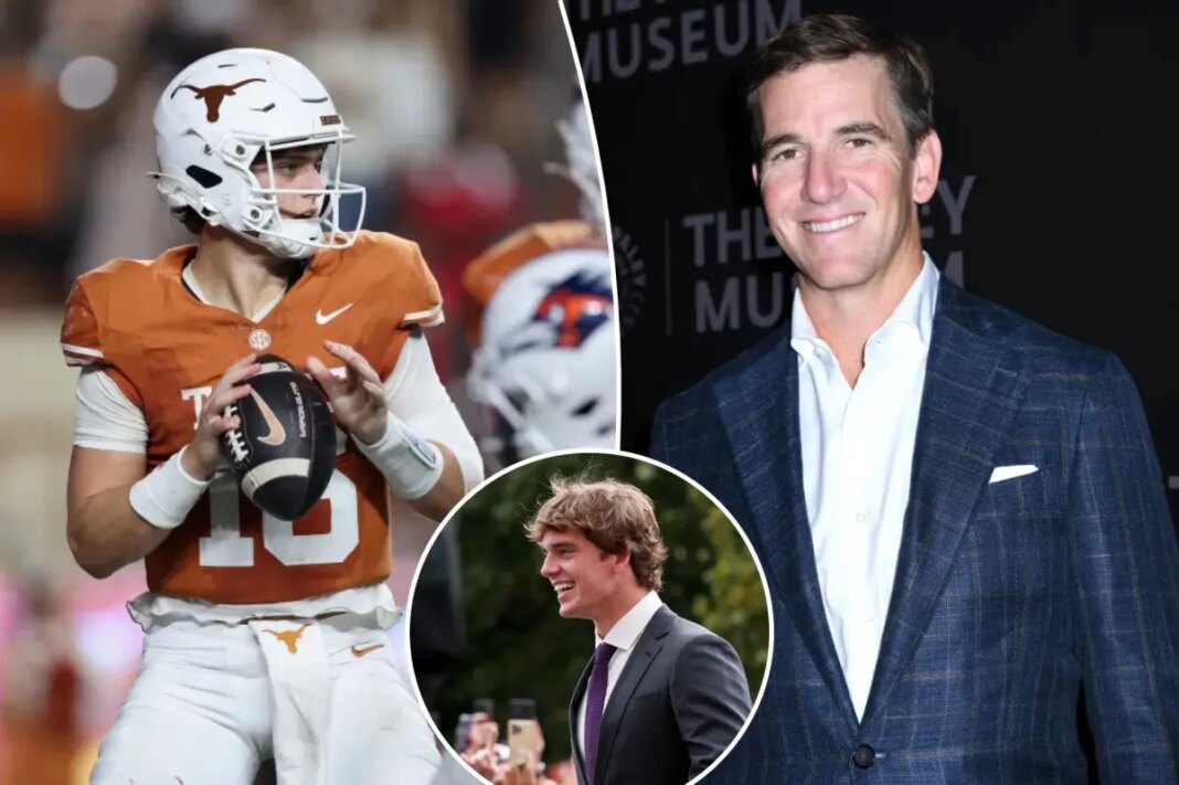 Eli Manning's advice to Arch Manning in wake of Holly Rowe video controversy