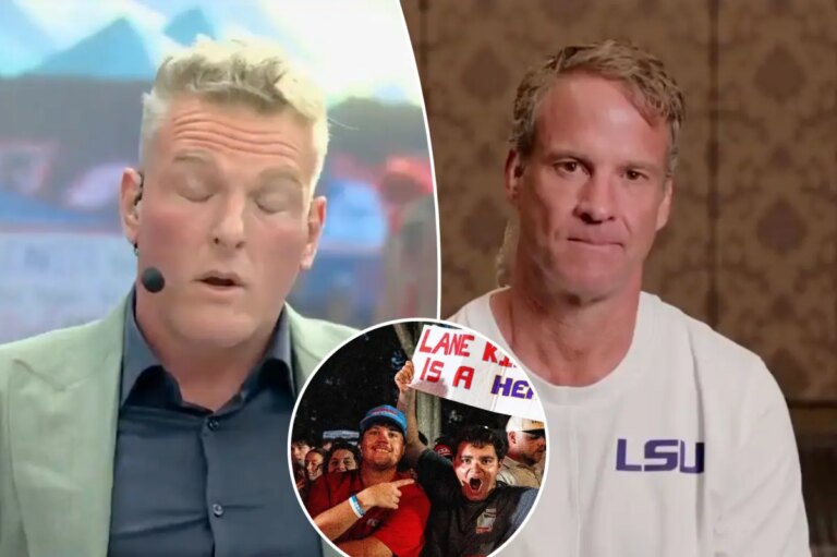 Lane Kiffin Chants Drown Out Pat McAfee on College GameDay
