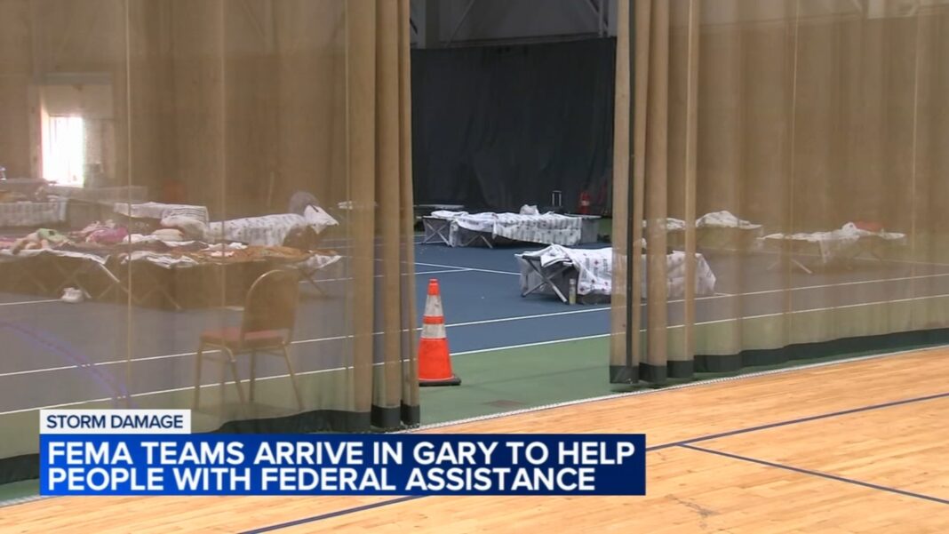 FEMA teams in Gary, Indiana to provide assistance to storm victims