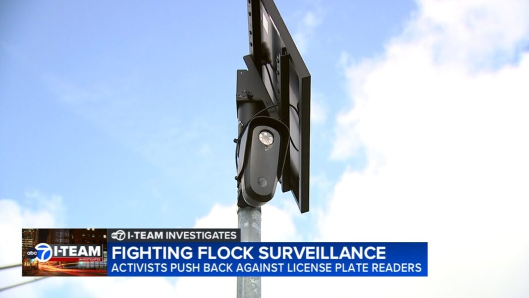 Fighting Flock: Chicago-area activists push back against Flock camera police surveillance technology, license plate readers