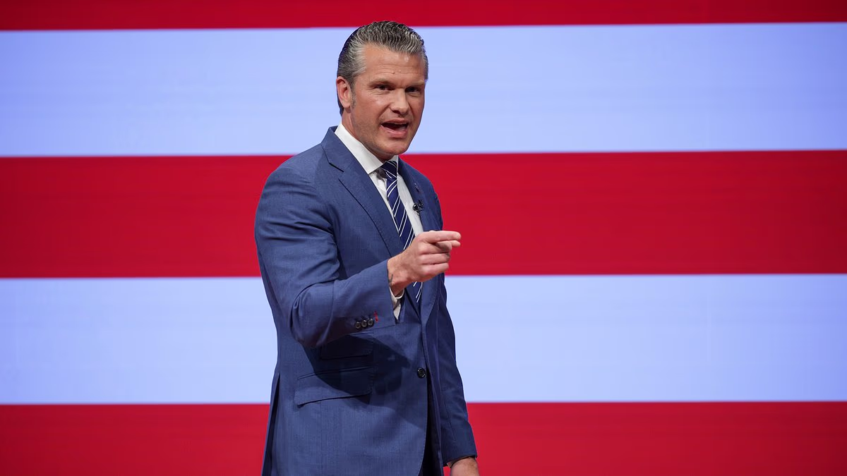 Fired-up Pete Hegseth goes on unhinged rant to US service members