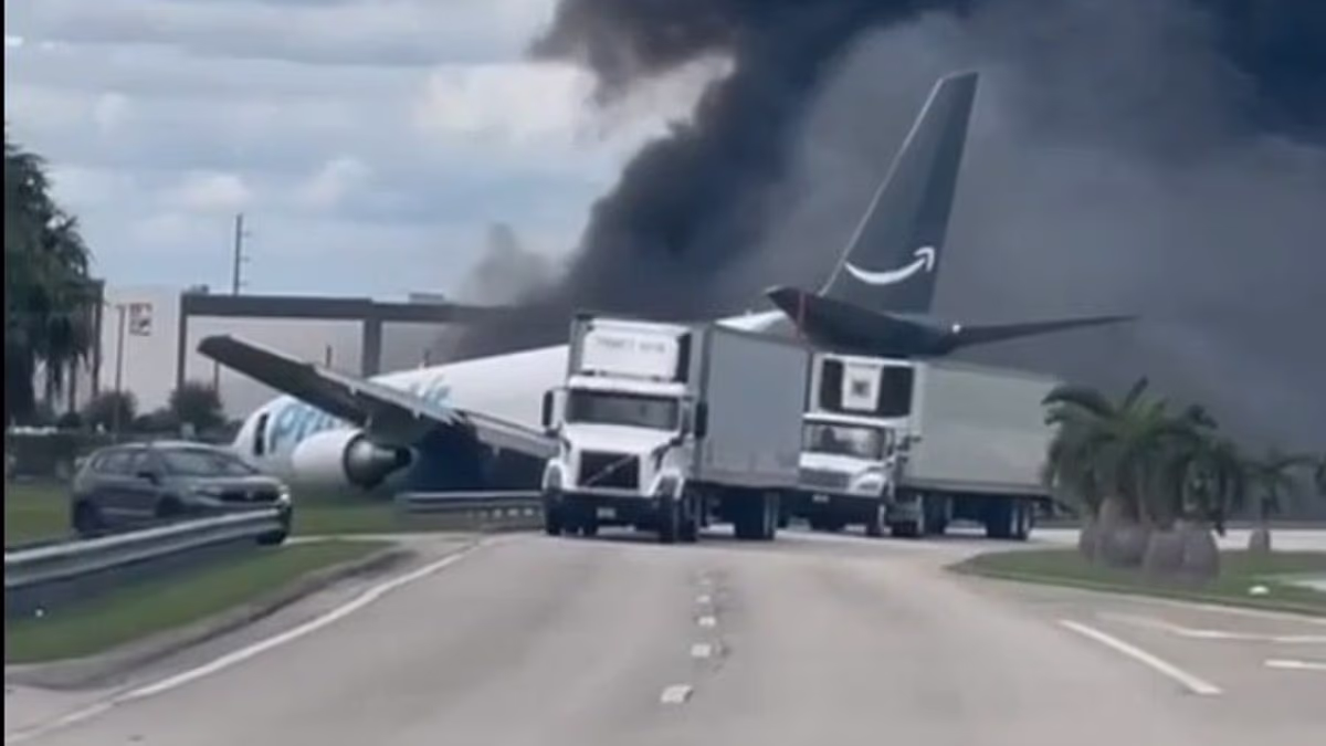 Five dead, multiple injured after Amazon plane overshoots Miami runway