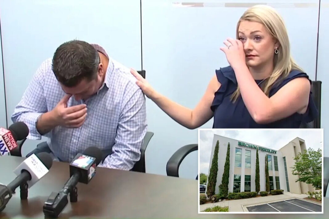 Florida couple accuse Brown Fertility clinic of using other man's sperm to create daughter's embryo