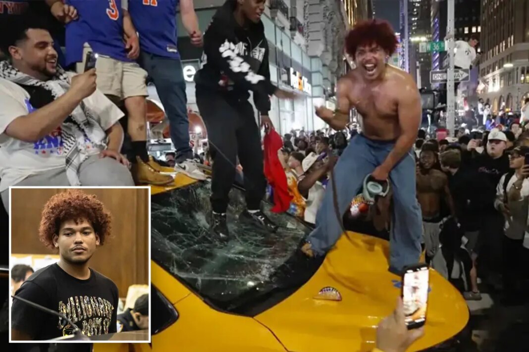 Florida man Saul Vargas claims he was celebrating 21st birthday when he destroyed NYC taxi after Knicks Game 4 win