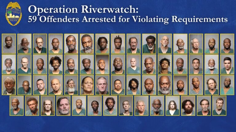 Florida Sheriff, U.S. Marshals Arrest 59 Sex Offenders