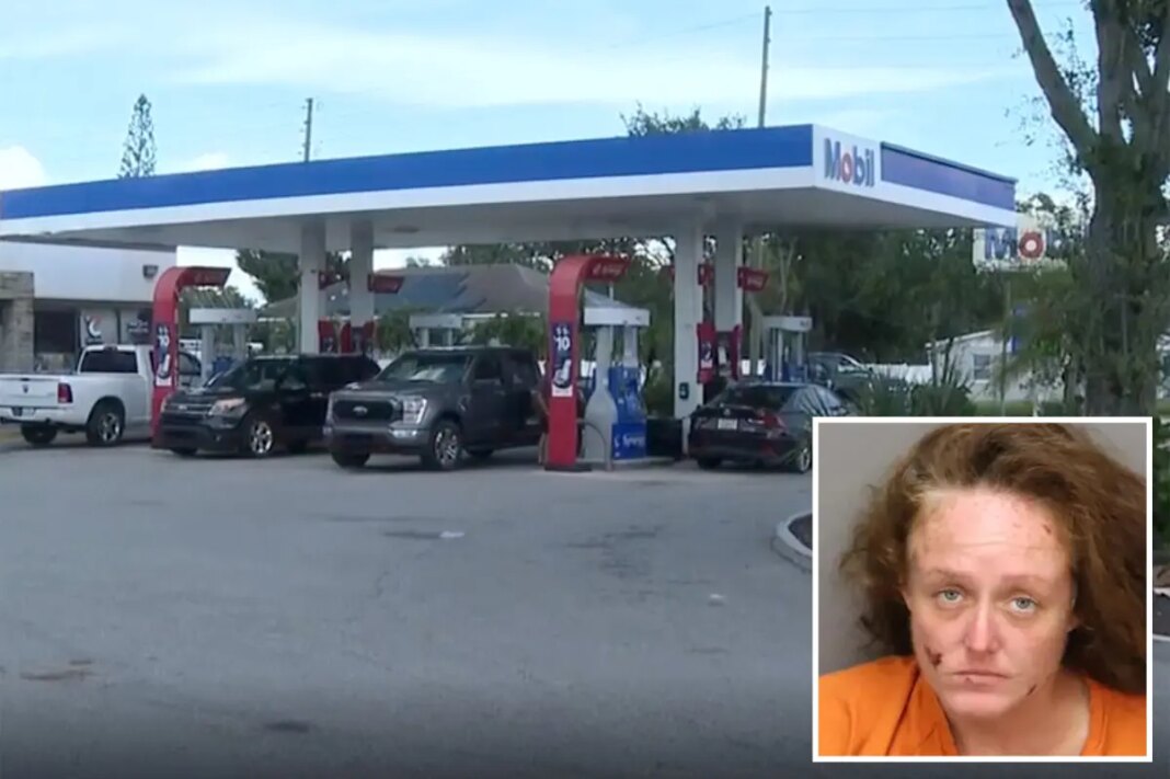 Florida woman set on fire at gas station after refusing to give stranger money, police say