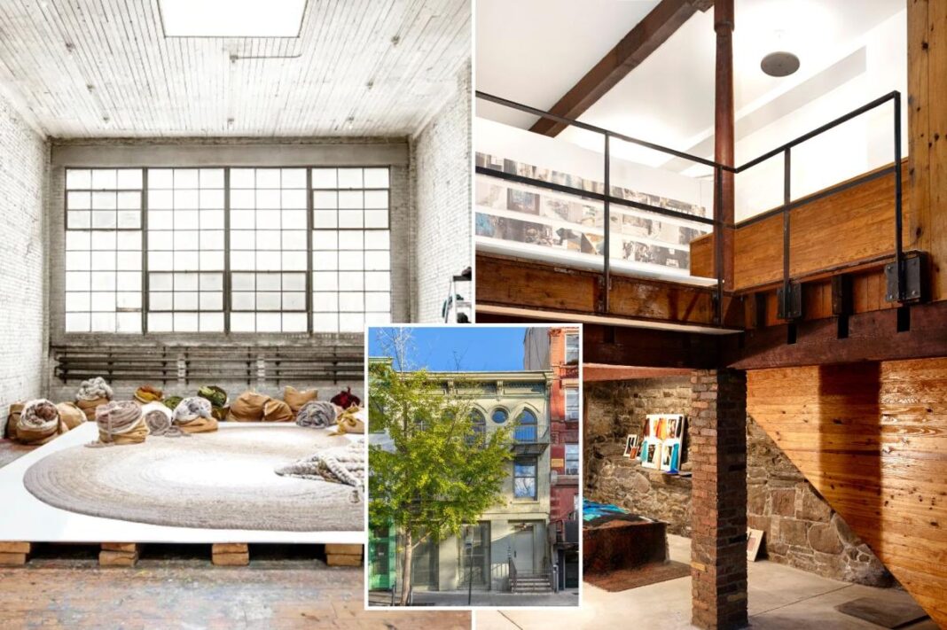 Former NYC synagogue turned artist studio lists for $10.95M