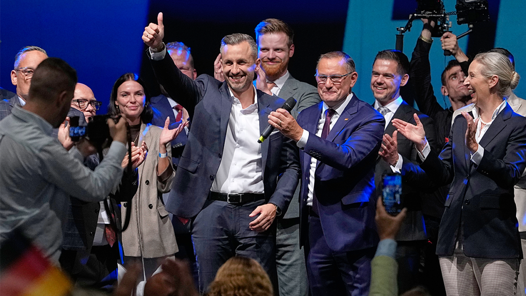 Germany’s far-right party AfD surges to historic victory in state election