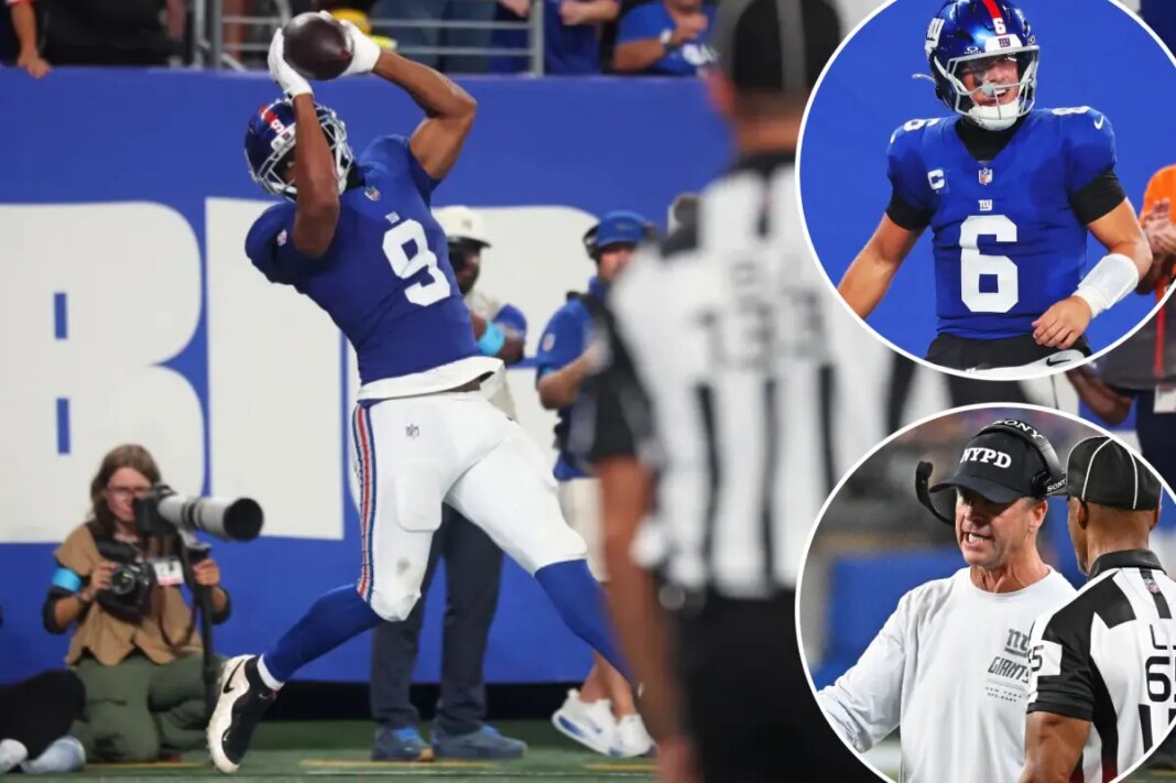 Giants hold on for win over Cowboys in stirring start to John Harbaugh era