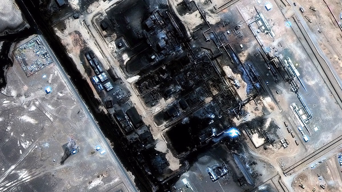 Global oil supply fears grow as images reveal damage to Saudi pipeline