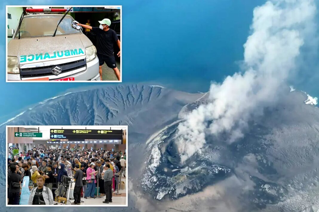 Indonesia’s Anak Krakatau volcano erupts, canceling flights at Jakarta airport and others