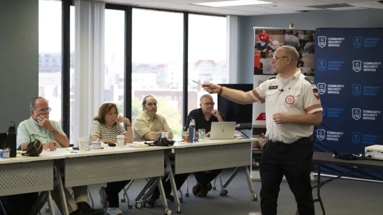 Israeli Medics Train US Synagogues for High Holiday Attacks