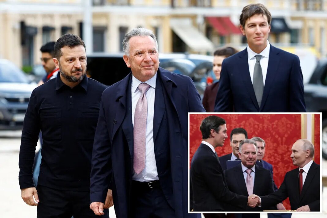 Jared Kushner, Steve Witkoff meet Zelensky for peace talk