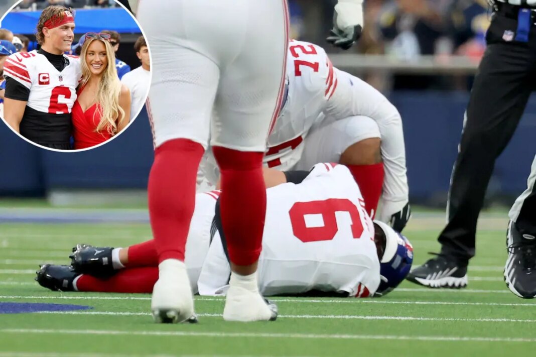 Jaxson Dart's girlfriend writes heartfelt message to QB following devastating injury
