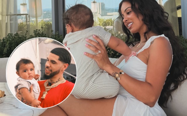 LAMELO BALL AND ANA MONTANA SHARE NEW PHOTOS OF SON LAONE