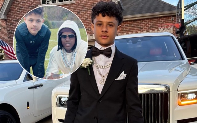 LIL DURK’S SON ANGELO BANKS PULLS UP TO HOMECOMING IN A ROLLS-ROYCE