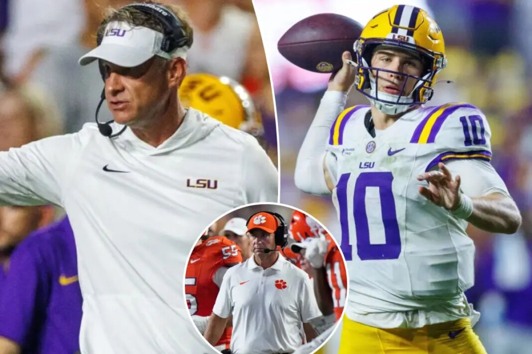 LSU destroys Clemson in Lane Kiffin's debut