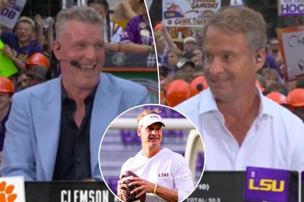 Lane Kiffin responds to SEC lawsuit over LSU roster drama on 'College GameDay'