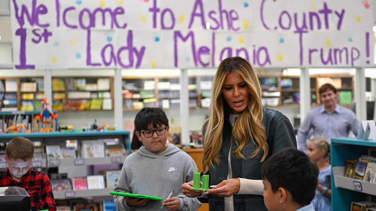 Lawmakers freak out at Melania Trump's 'creepy' AI robots plan