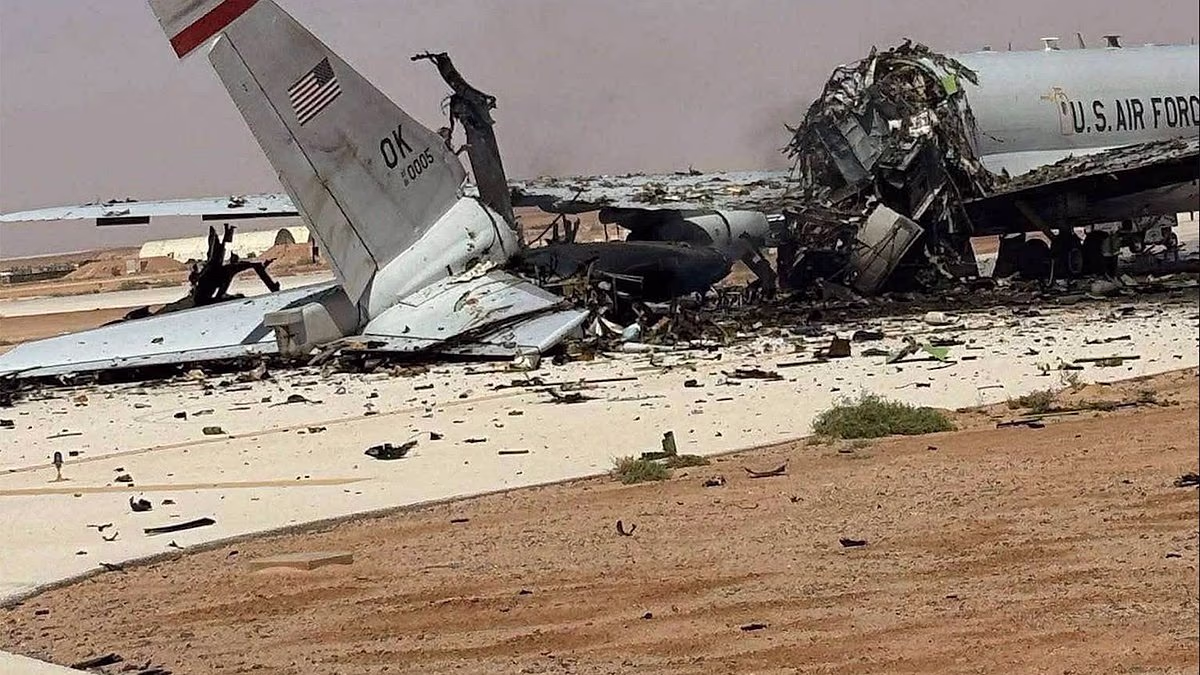 Leaked photos appear to show catastrophic damage to US military bases