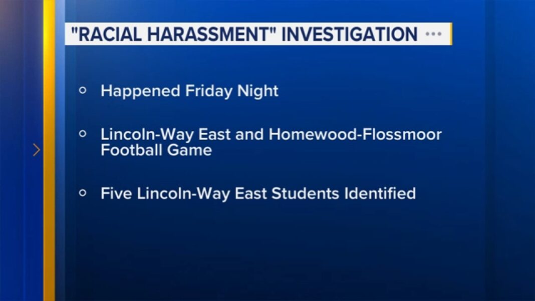 Lincoln-Way East High School students involved in 'racist harassment' against Homewood-Flossmoor HS students at football game
