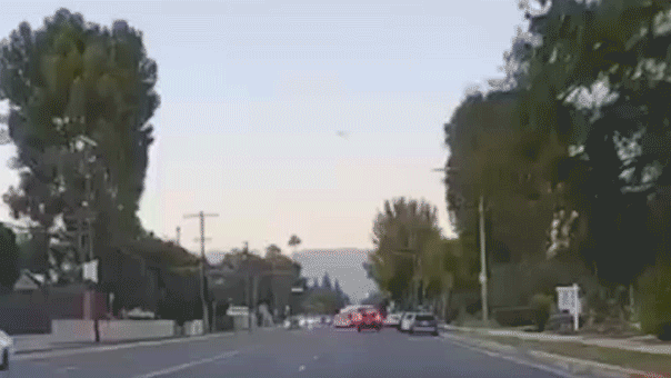 Los Angeles NBC helicopter seen plummeting toward ground in dashcam video