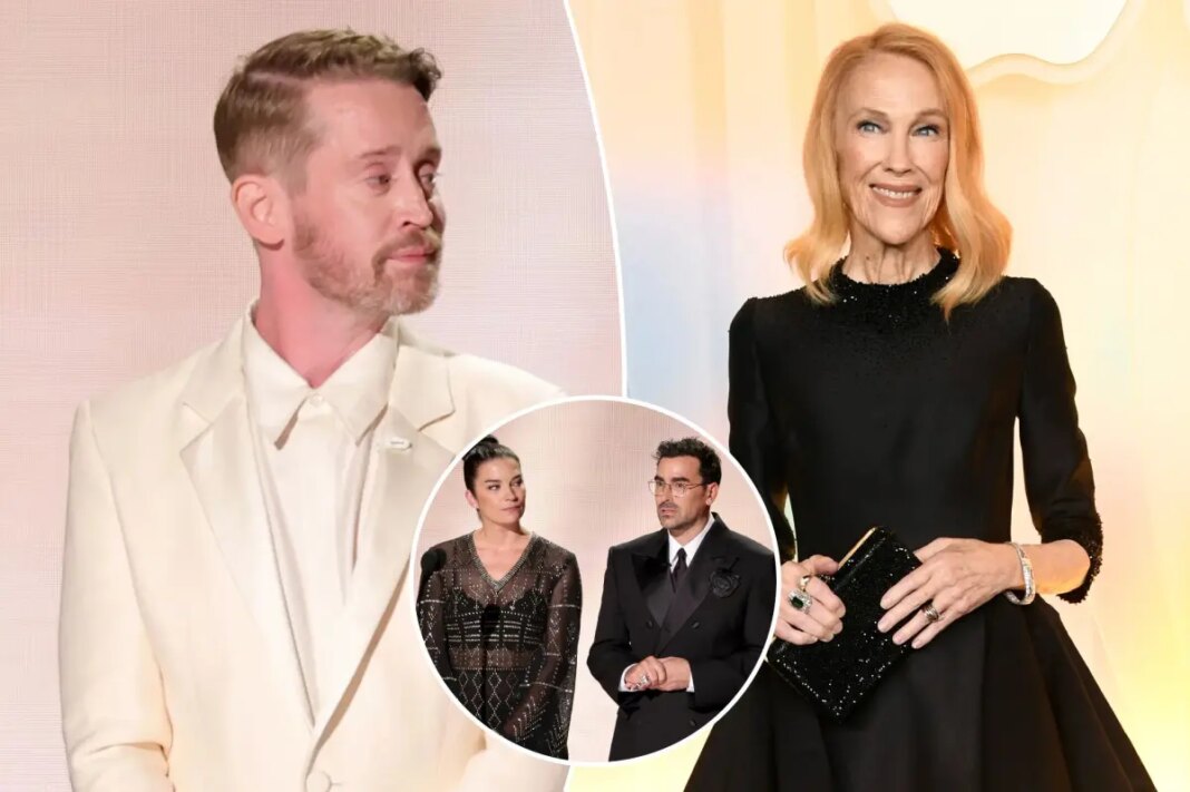 Macaulay Culkin chokes up during Catherine O’Hara tribute at 2026 Emmys